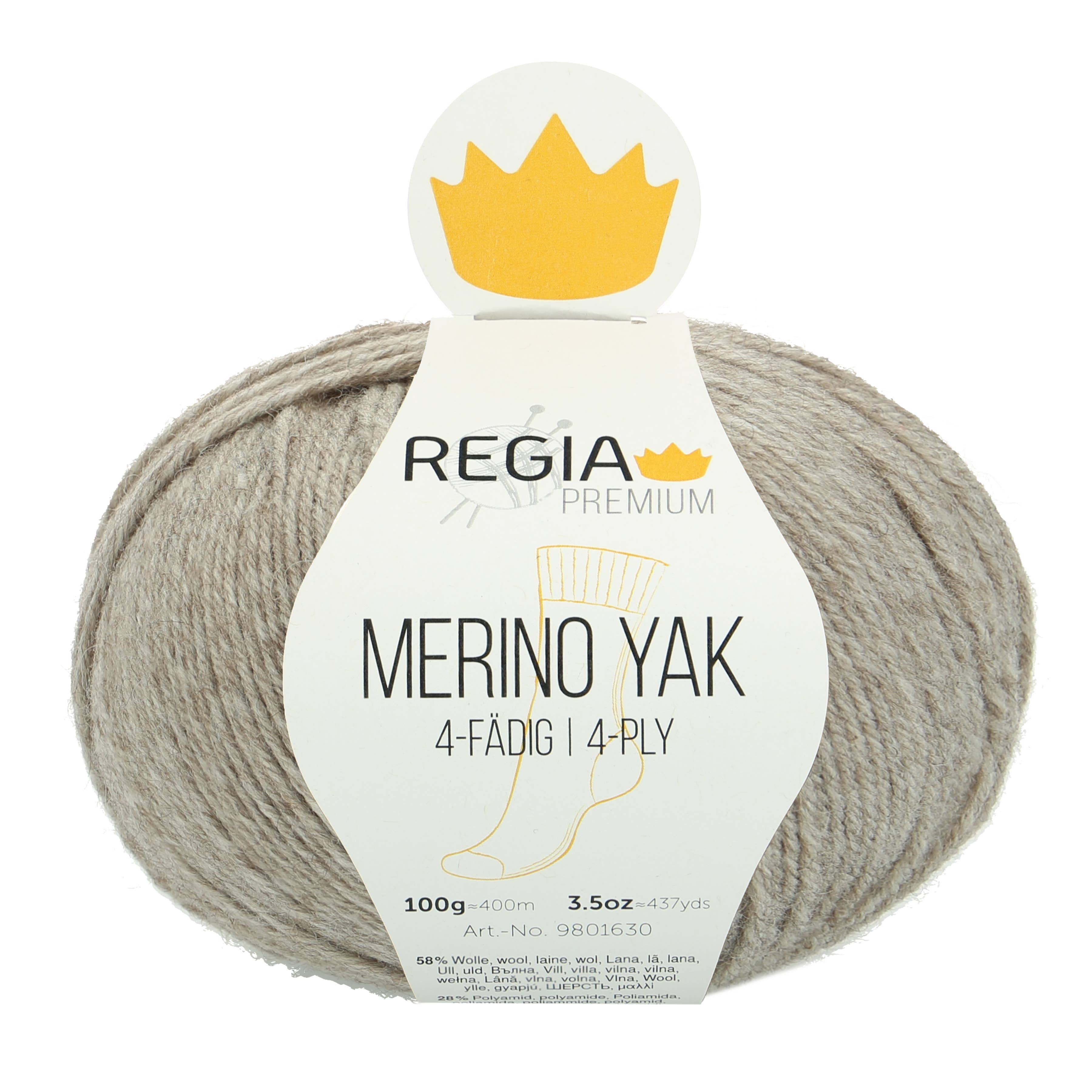 REGIA Premium Merino Yak 4-ply Sock Wool