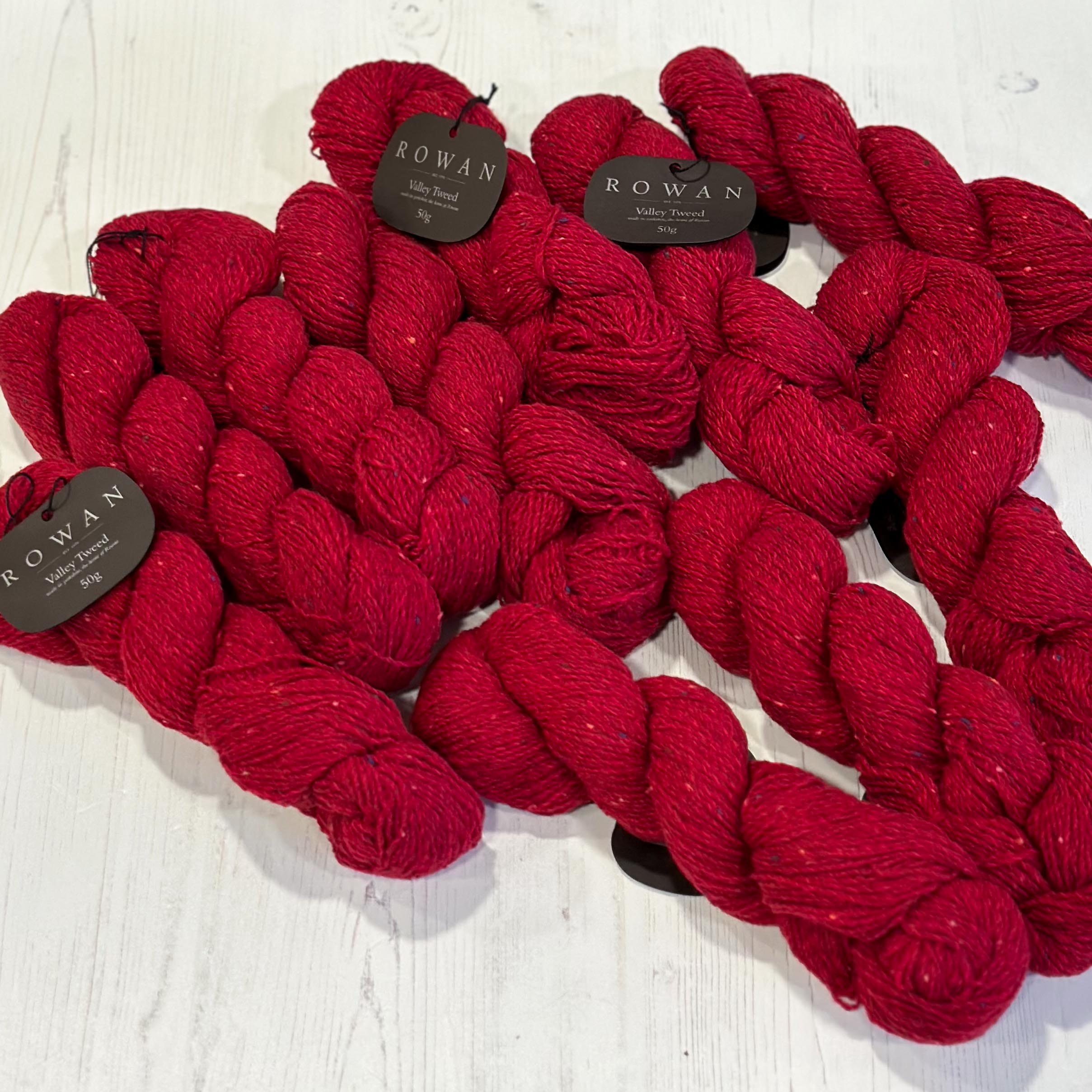 Rowan Valley Tweed 10 x 50g Wold's Poppy 107 - Clearance Bundle