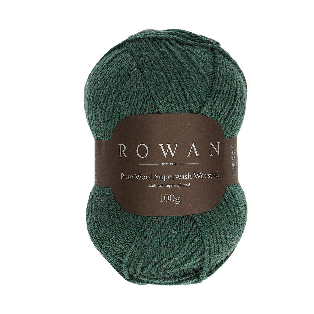 Rowan Pure Wool Superwash Kammgarn - Rest der Farbpartie