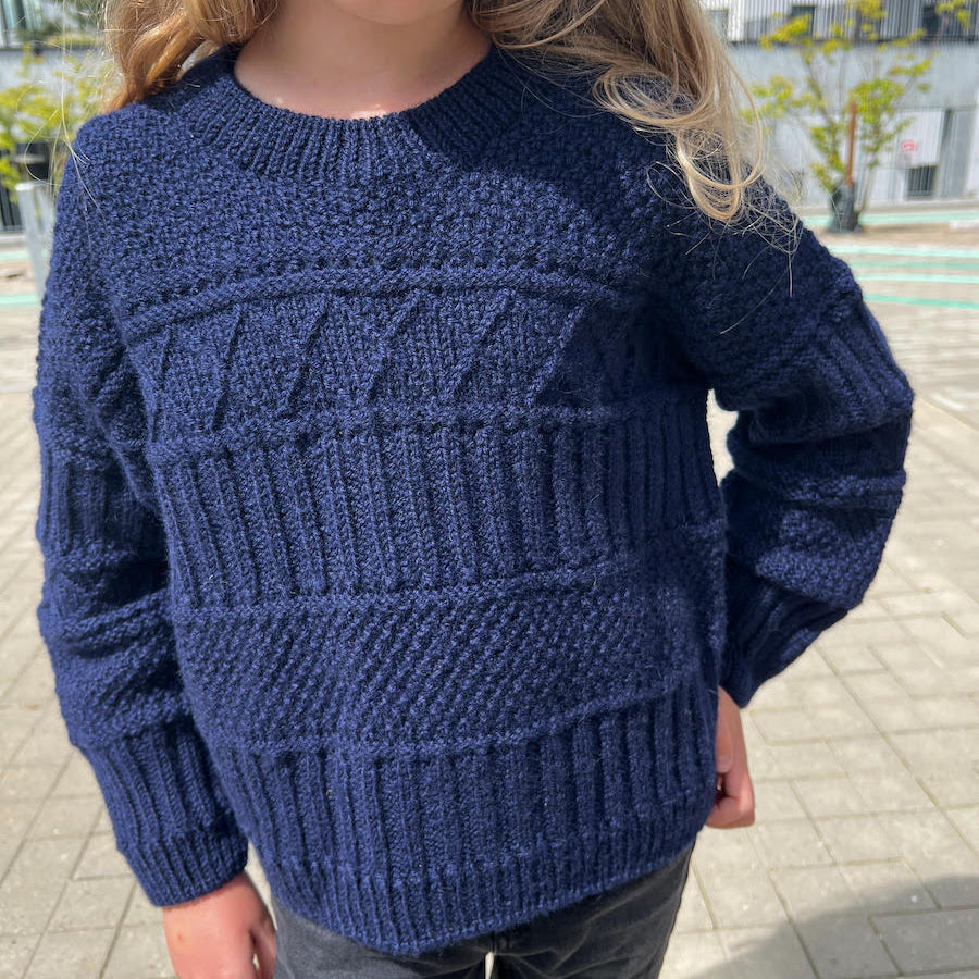 PetiteKnit Ingrid Sweater Junior - Knitting Pattern