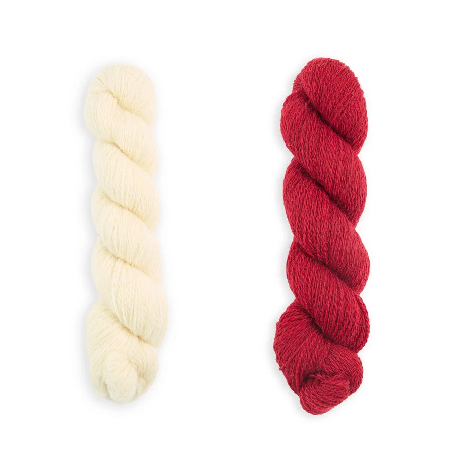 Bramble & Fleece Thirsk Scarf Knitting Kit in Sheepsoft 4 Ply