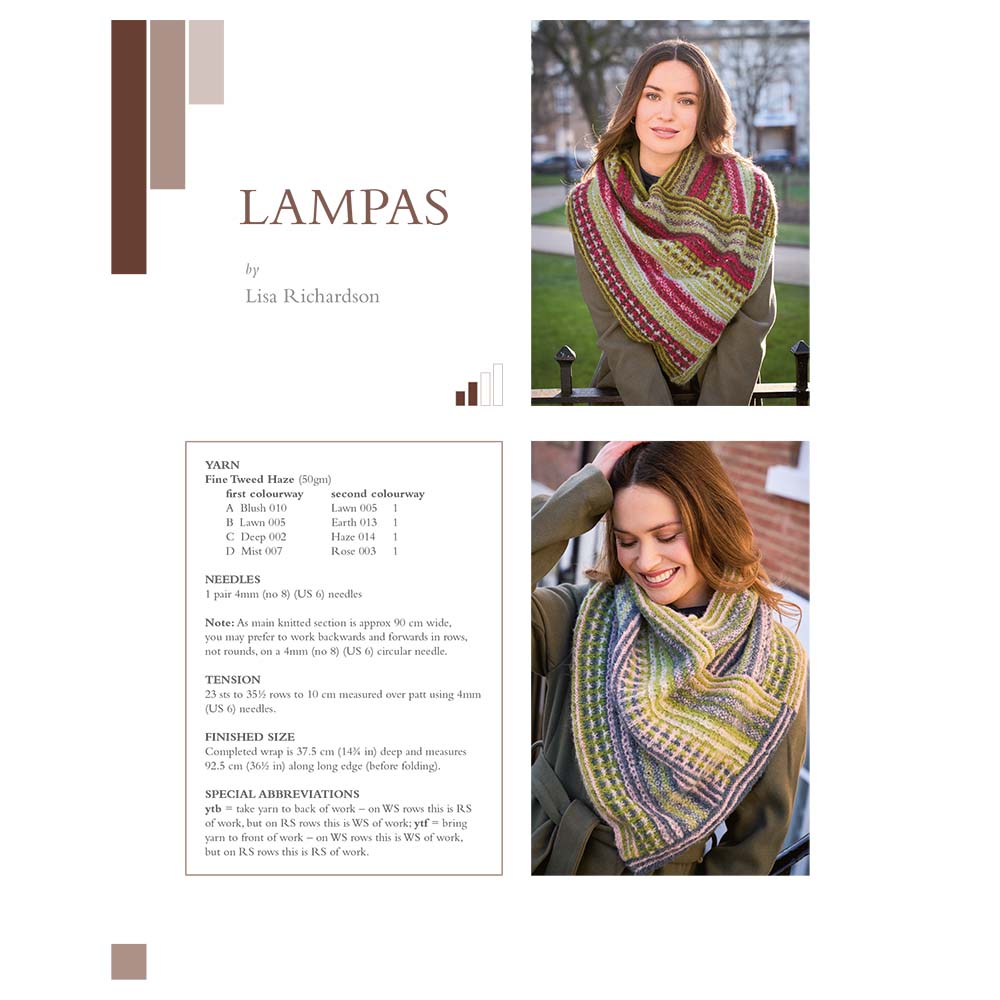 Rowan Lampas Cowl - Knitting Kit