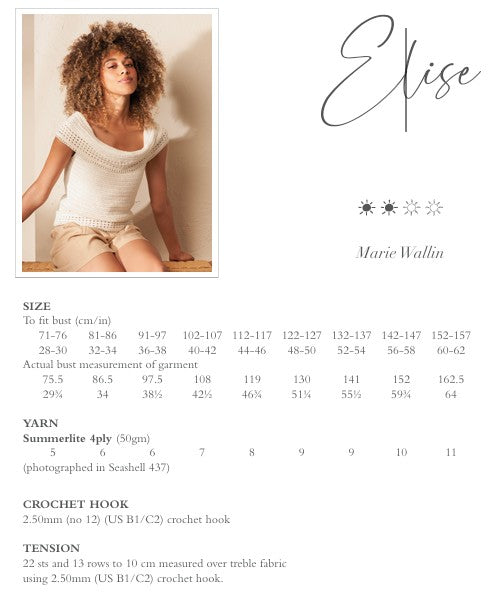 Rowan – Serena-Pullover – Strickmuster (PDF-Download) 