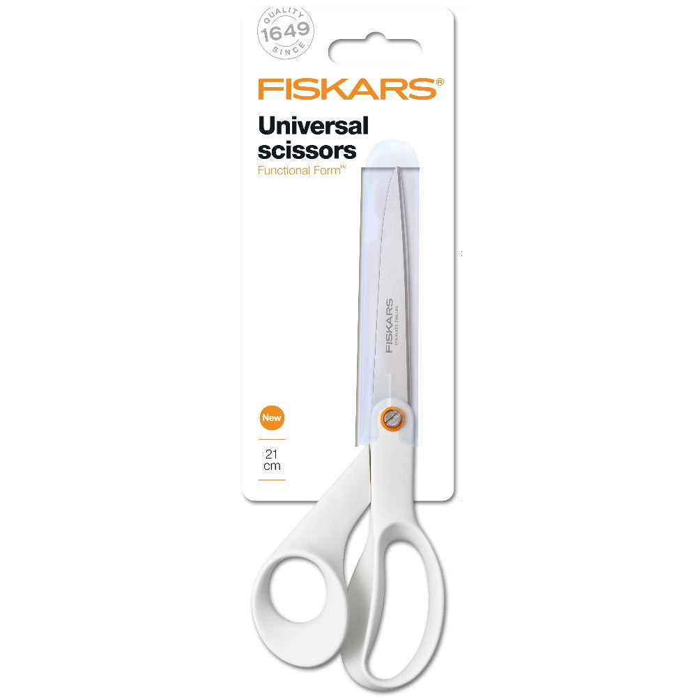 Fiskars - Universalschere 21cm Weiß