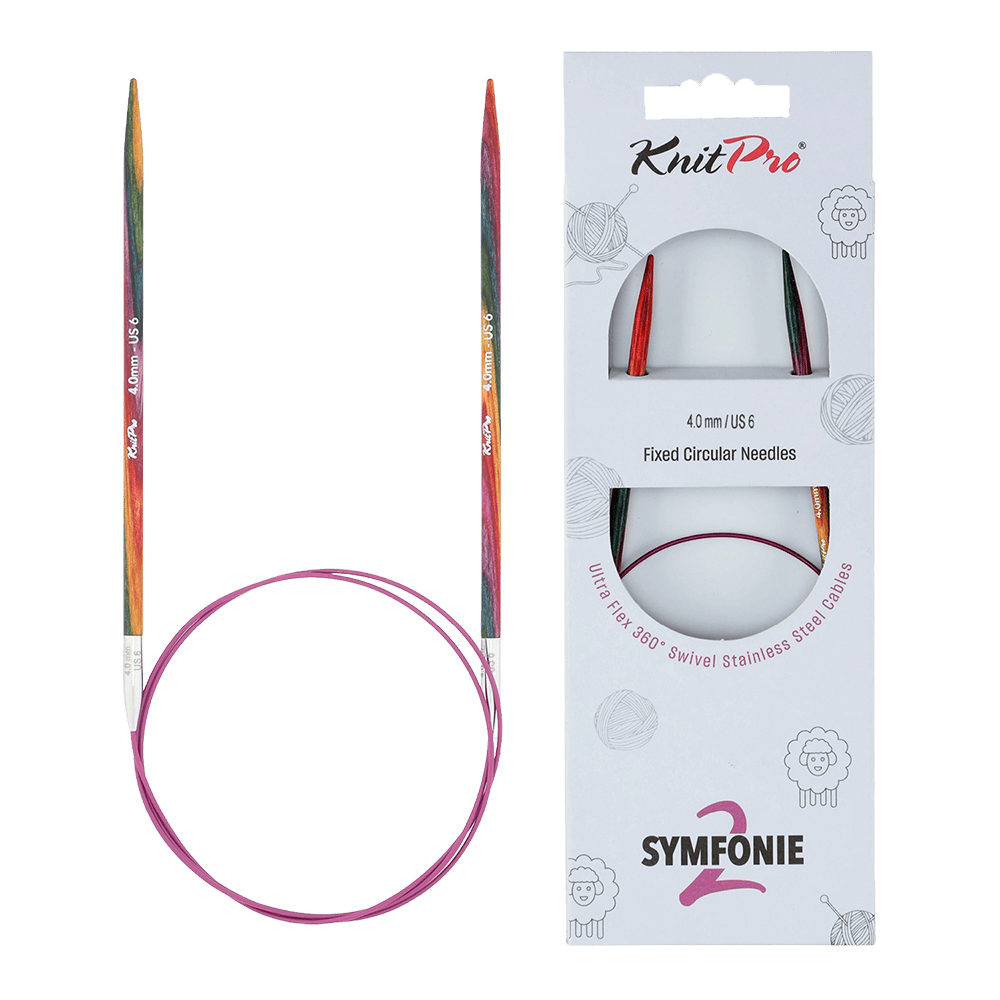 KnitPro Fixed Circular Knitting Needles - Symfonie 2 - 60cm