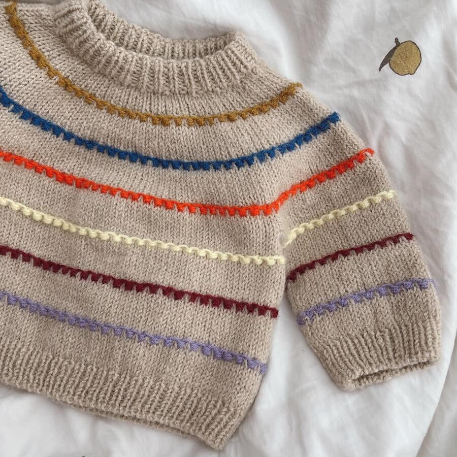 PetiteKnit Storm Sweater Baby - Strickanleitung