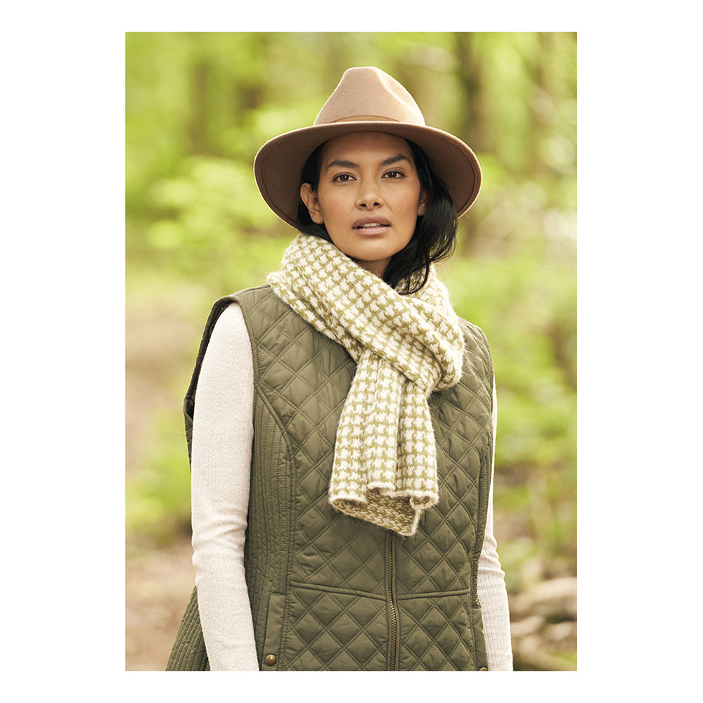 Rowan - Houndstooth Scarf - Knitting Pattern (PDF download)