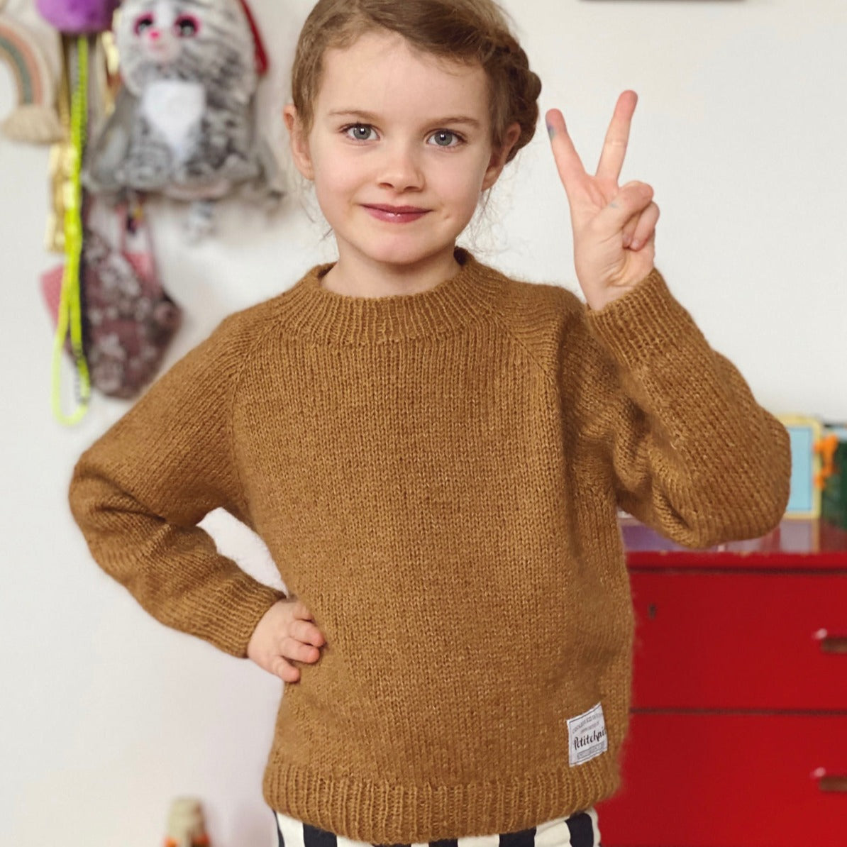 PetiteKnit No Frills Sweater Junior - Strickanleitung