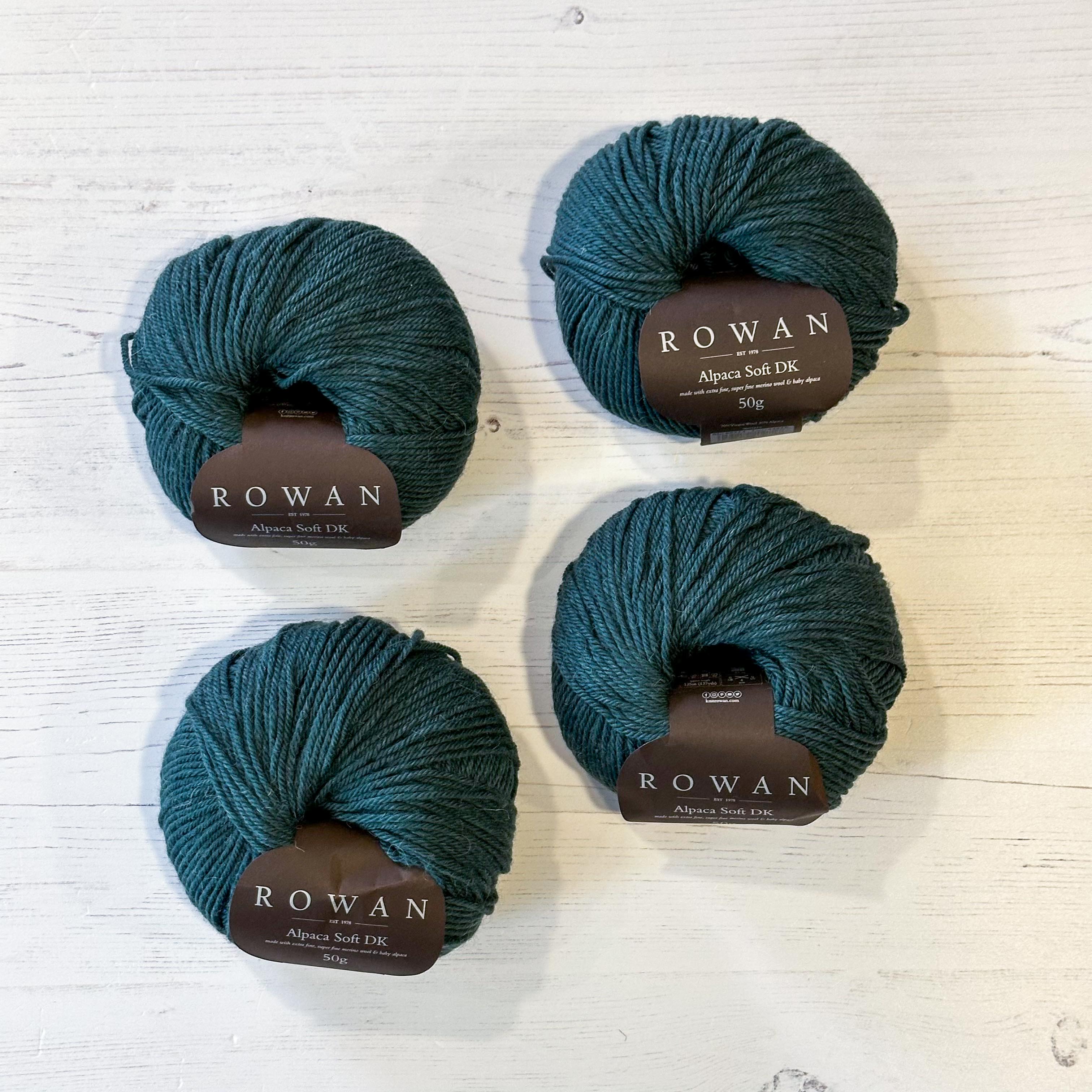 Rowan Alpaca Soft DK - 4 x50g Hunter Green - Clearance Bundle