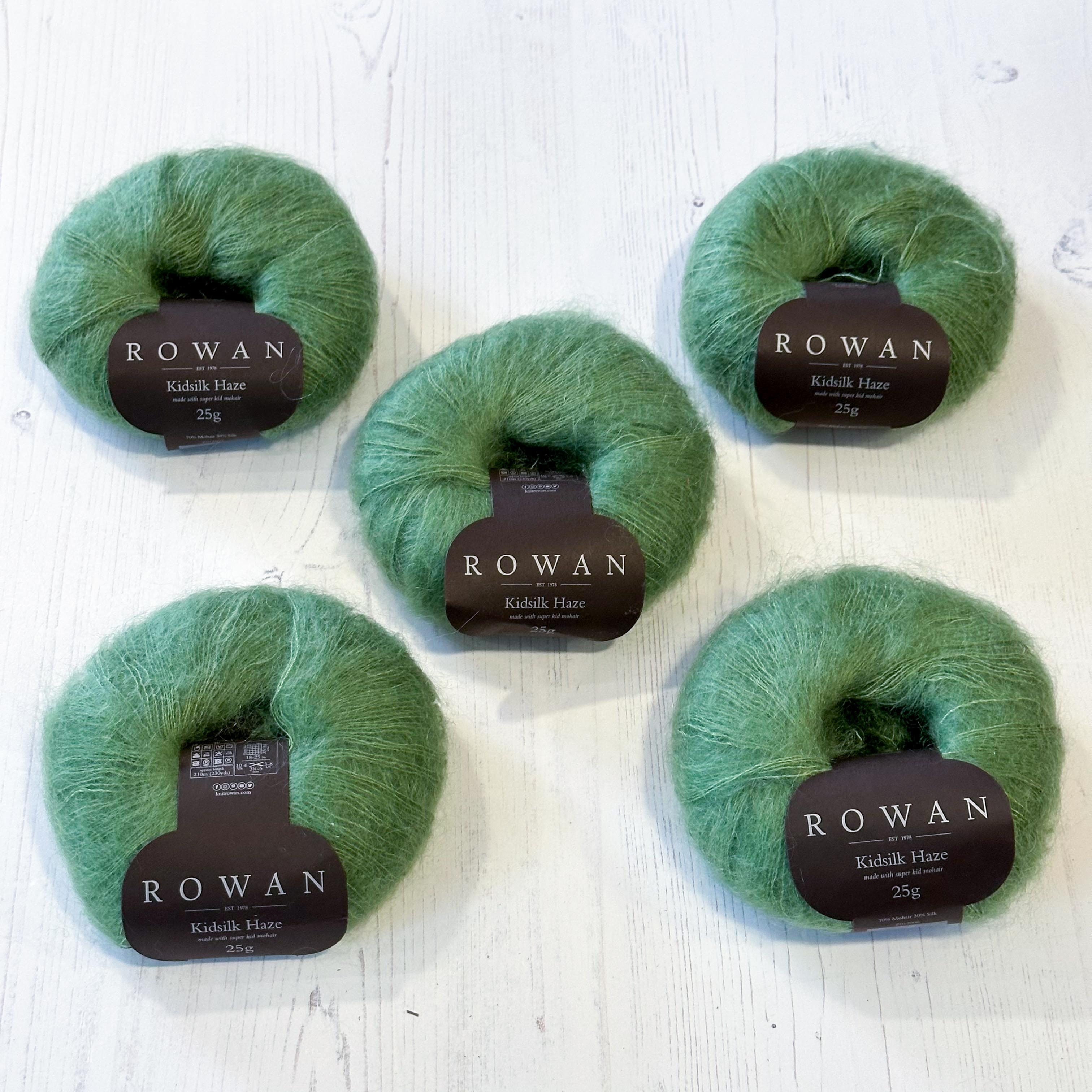 Rowan Kidsilk Haze - 5 x 25g Olive 721 - End of Dye Lot Bundle
