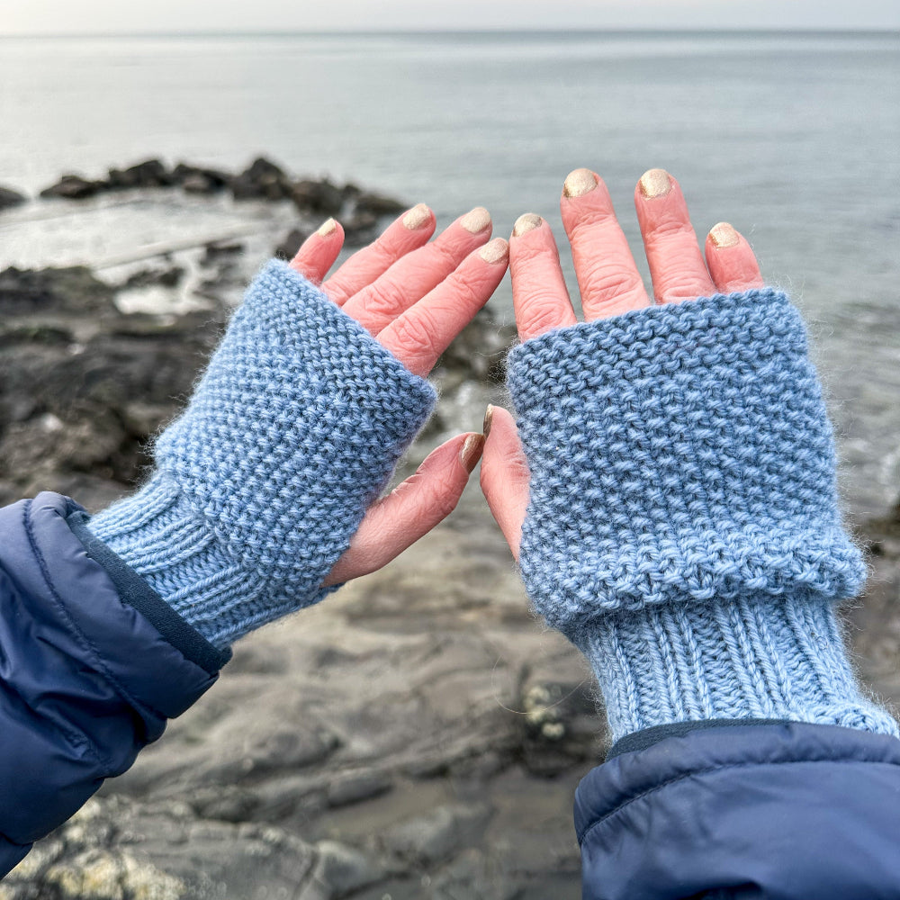 Stricken für Anfänger, Teil 3 – Fingerlose Fäustlinge