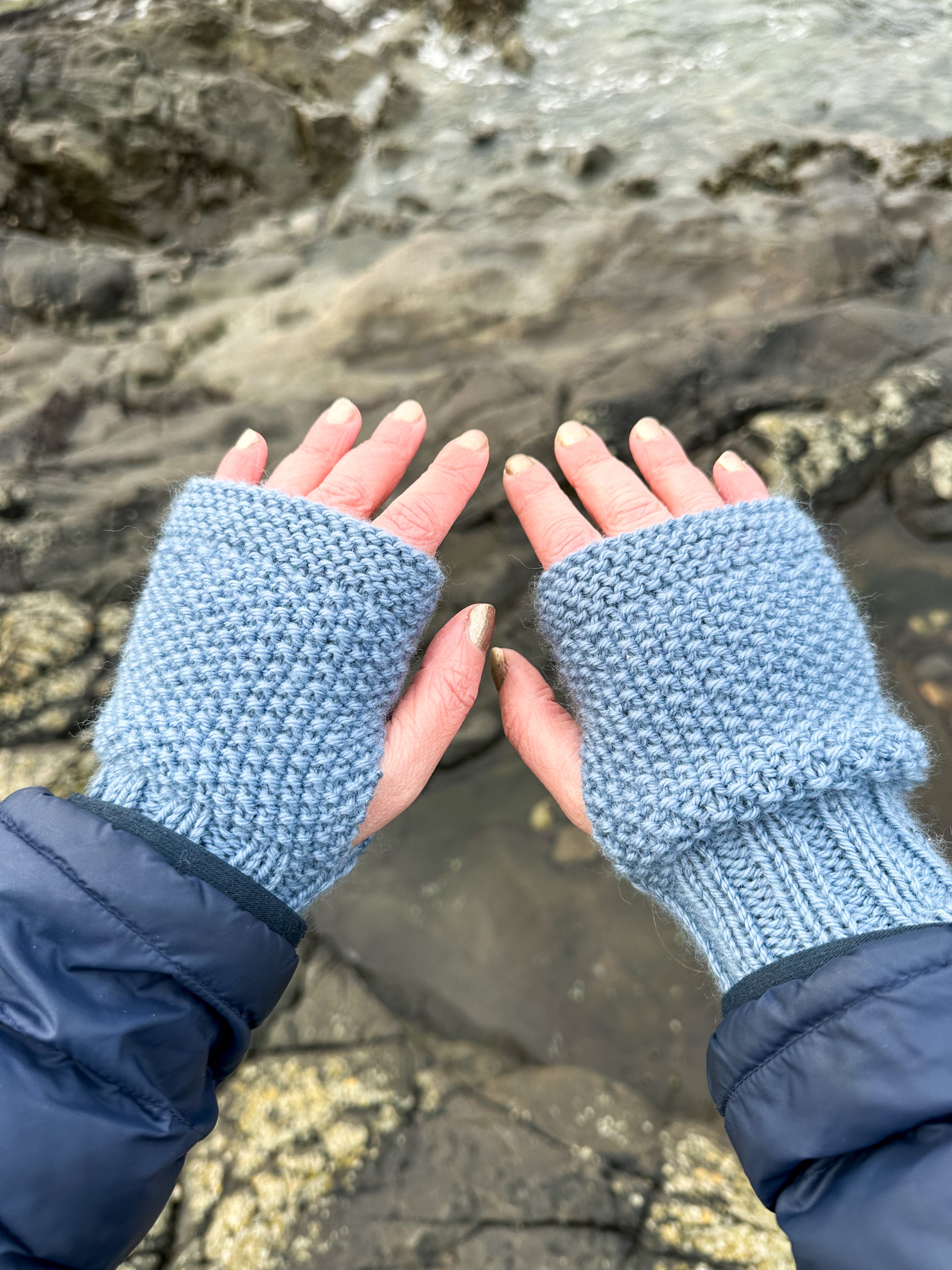 Beginner Knitting Part Three - Fingerless Mittens