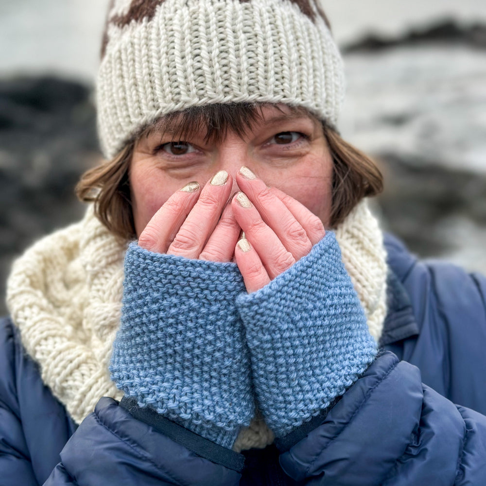 Beginner Knitting Part Three - Fingerless Mittens