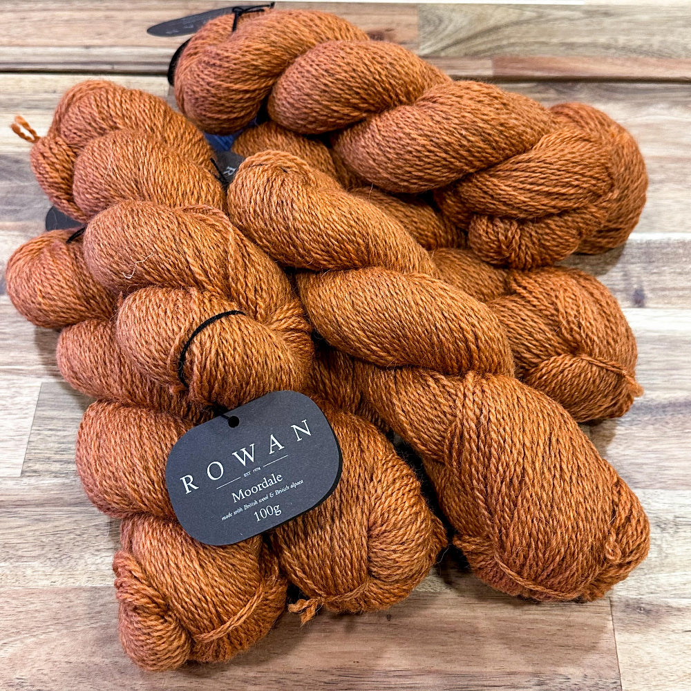 Rowan Moordale - 7 x 100g Orange Peel 18 - End of Dye Lot Bundle