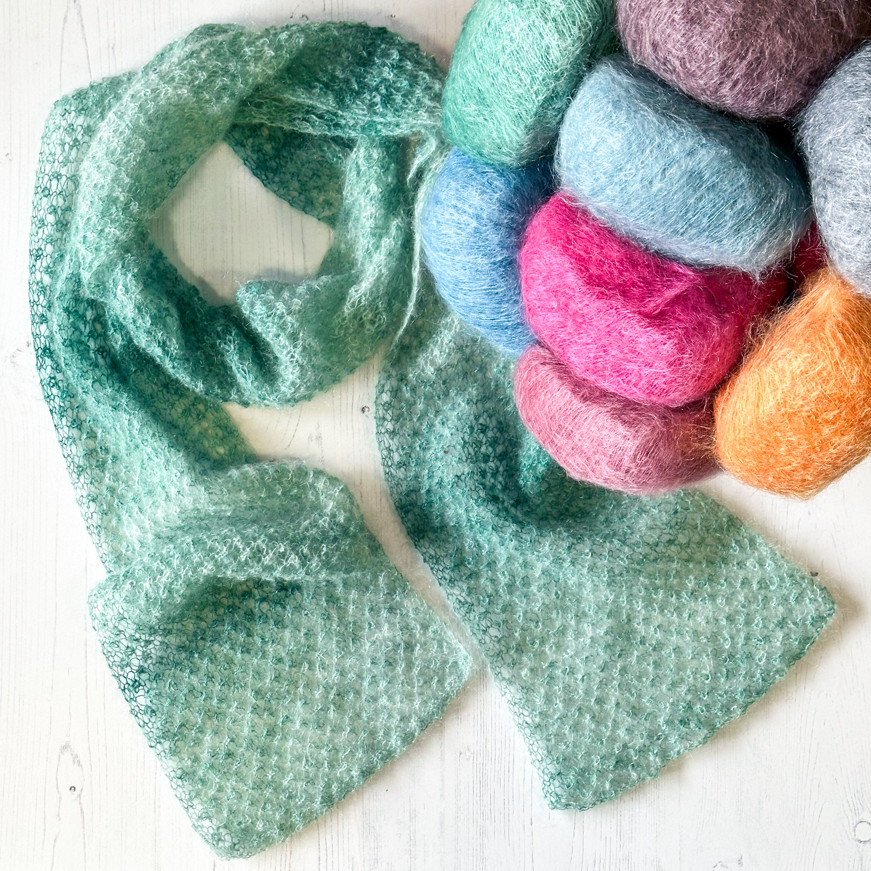 Bramble Scarf - Knitting Kit