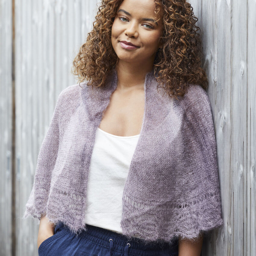 Bramble Schal - Strickset