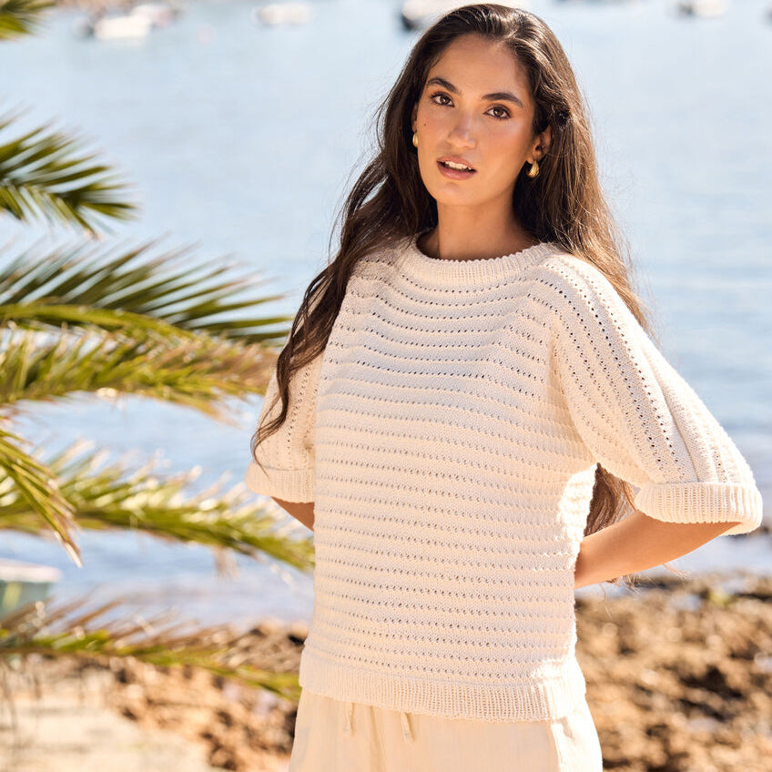Mode at Rowan Lustre Top - Knitting Pattern
