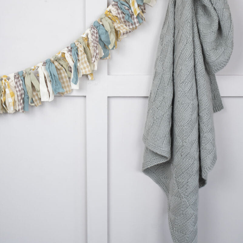 Lavender Blanket Baby Blanket - Knitting Kit
