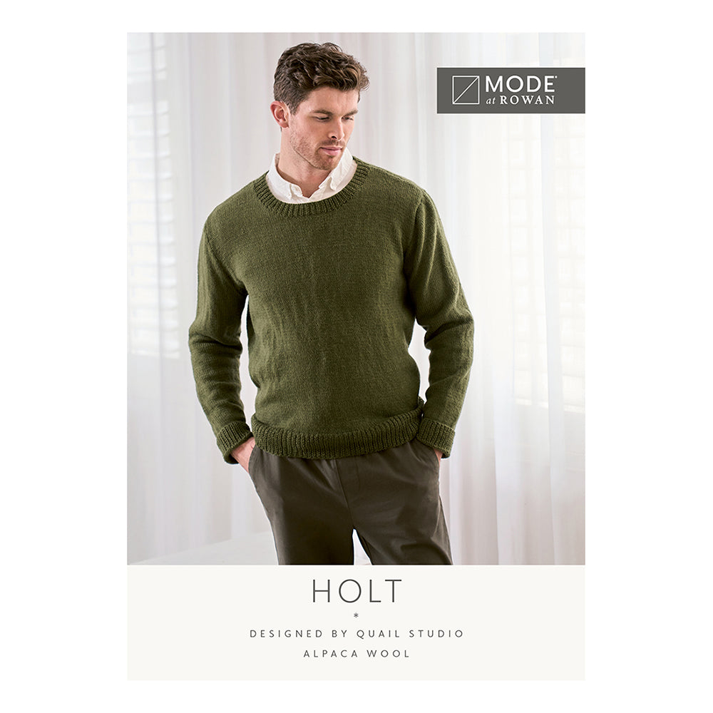 Mode at Rowan Holt Sweater - Knitting Pattern