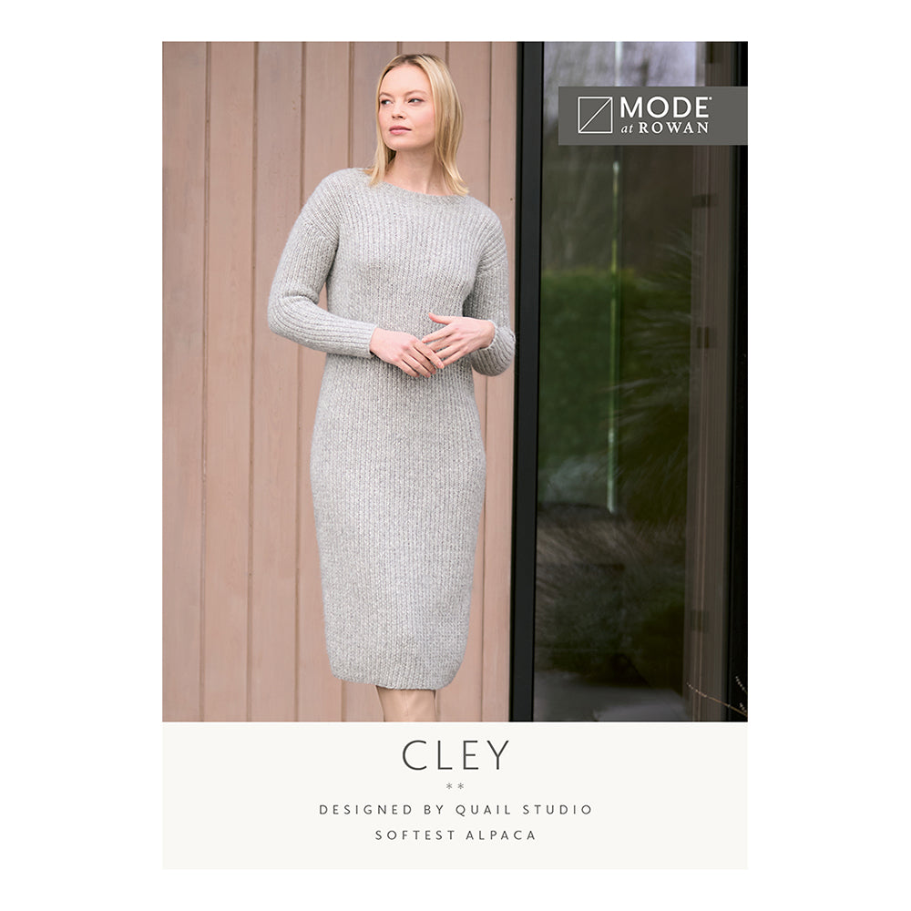 Mode at Rowan Cley Kleid – Strickmuster (PDF-Download)