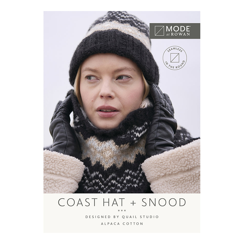 Mode at Rowan Coast Mütze und Snood – Strickmuster (PDF-Download)