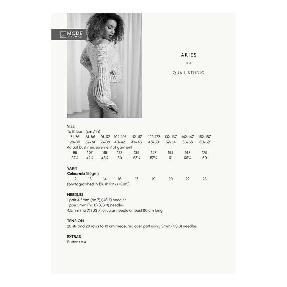 Mode bei Rowan Fritton Cardigan - Strickmuster
