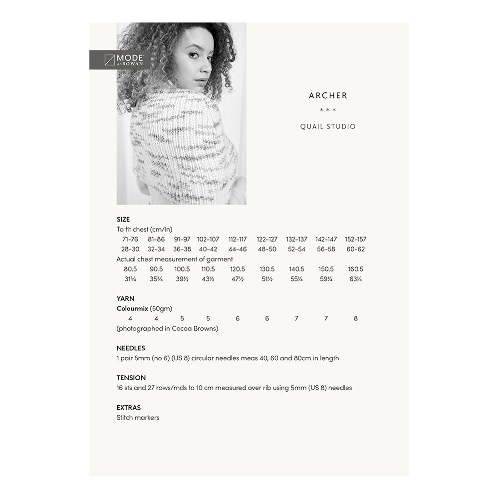 Archer Poncho - Knitting Pattern