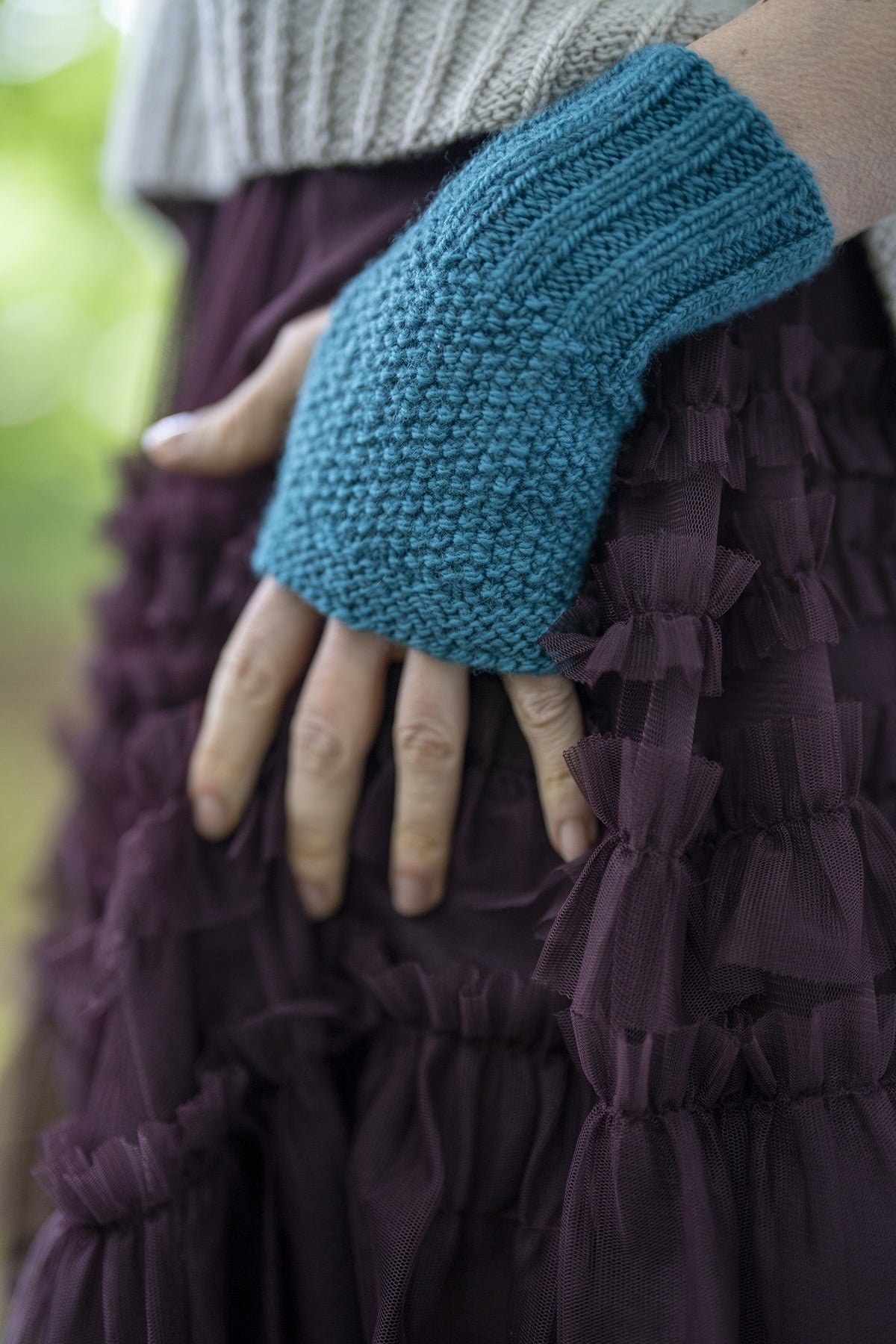 Maybole Mittens - Beginner Knitting Pattern