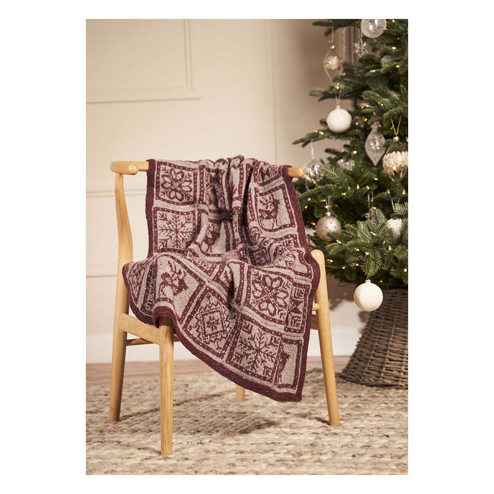 Midwinter Festive Blanket - Knitting Pattern (PDF Download)