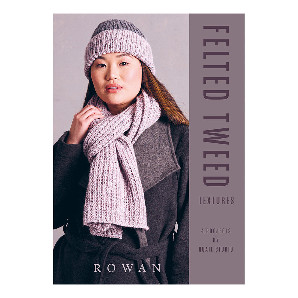 Rowan 4 Projekte – Gefilzte Tweed-Texturen – Strickmusterbuch