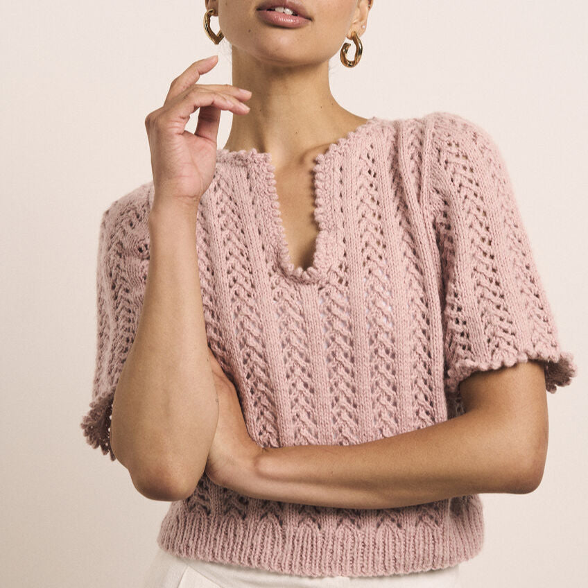 Mode at Rowan Saffi Tee - Knitting Pattern