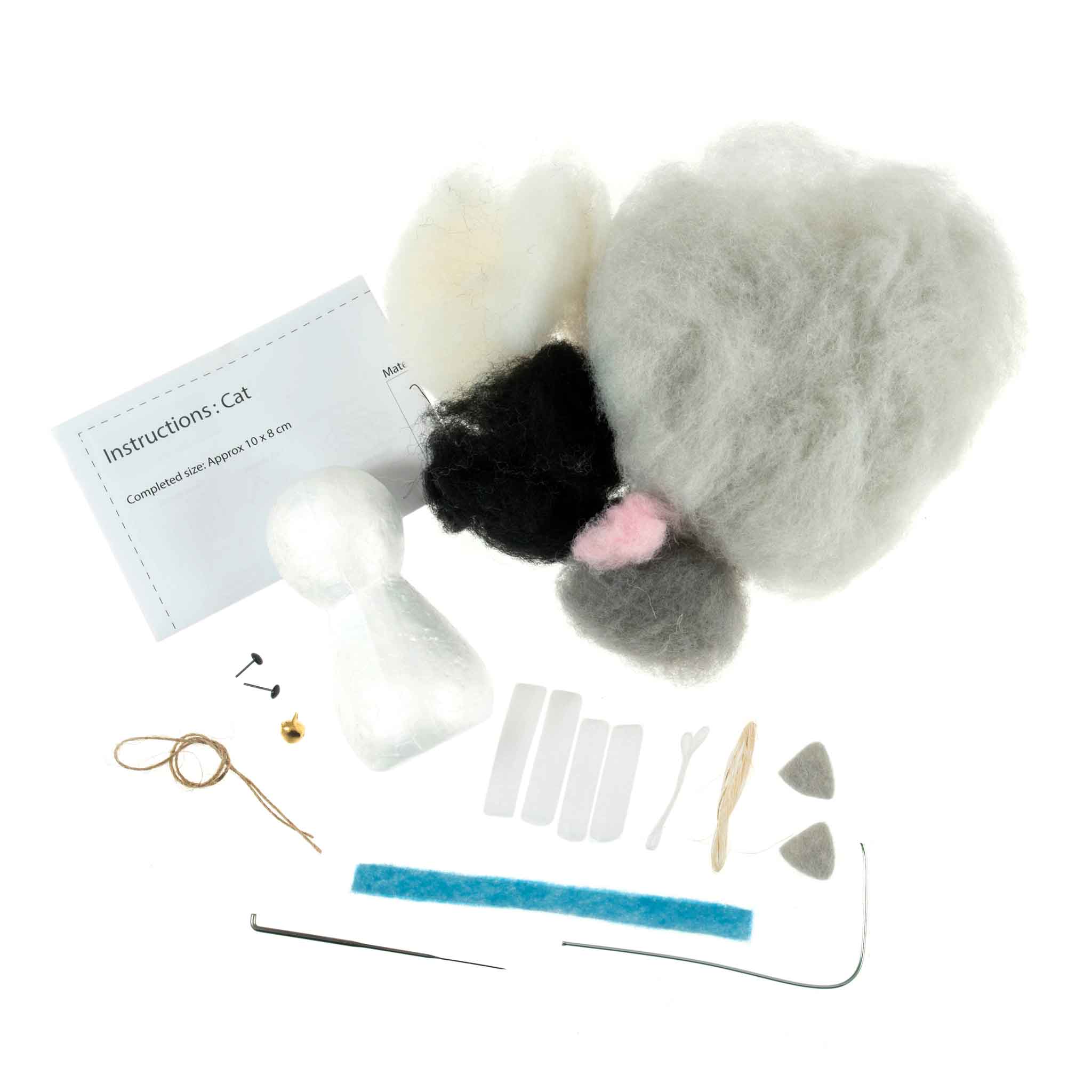 Trimits Make Your Own Needle Felting Kit - Cat