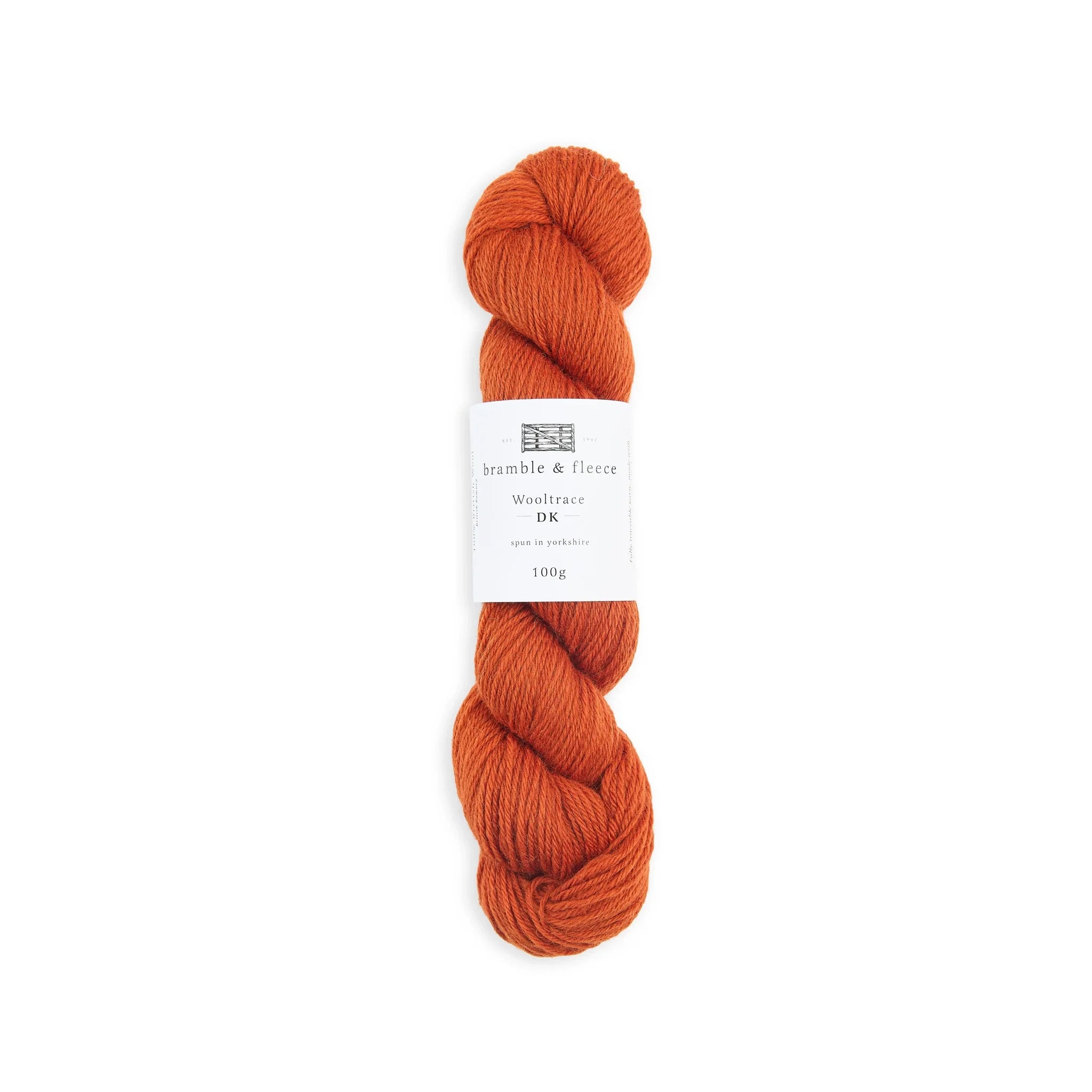Skeins of Bramble & Fleece Wooltrace DK, 100% British Romney wool