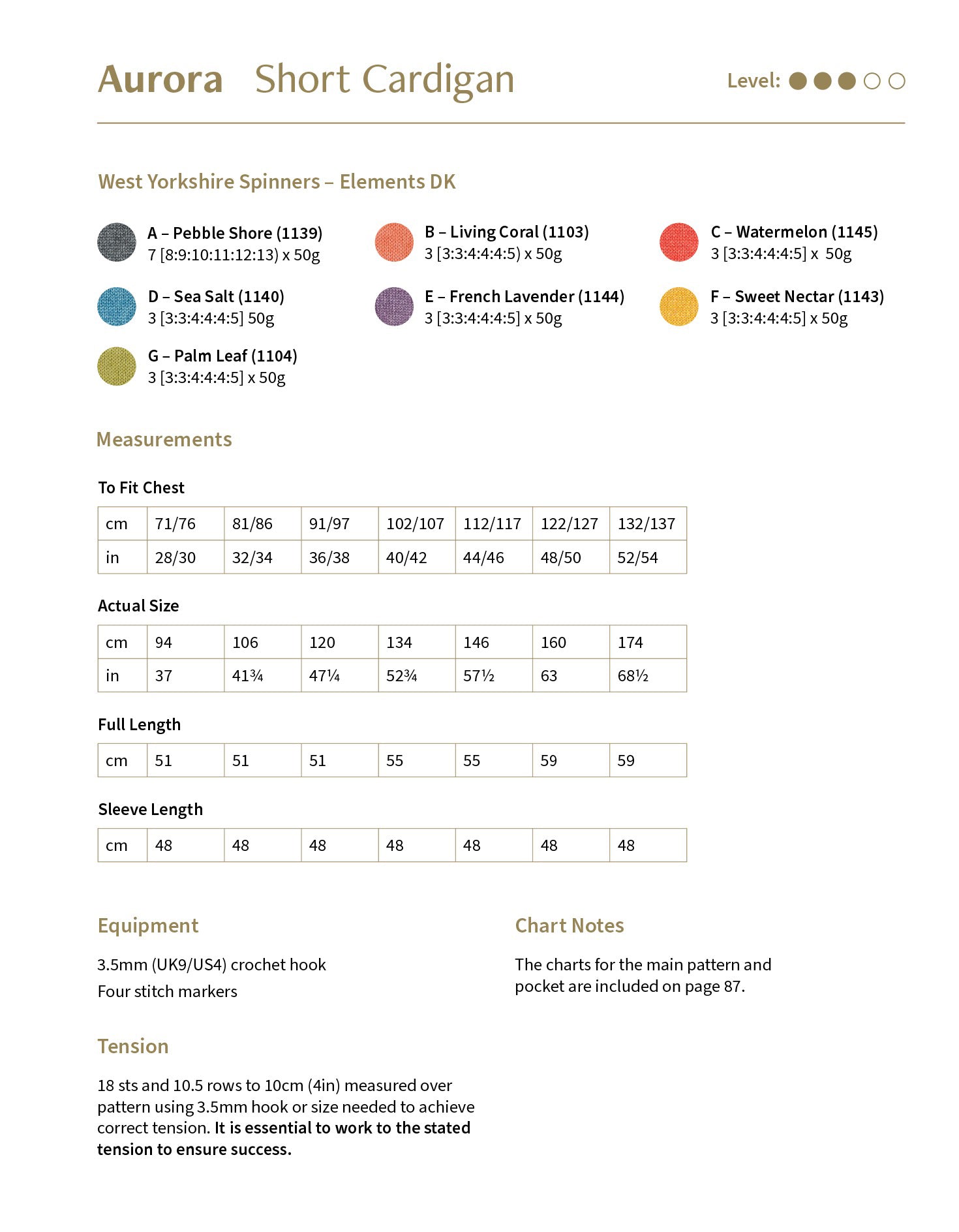 WYS Elements DK Sun Dance - Häkelmusterbuch