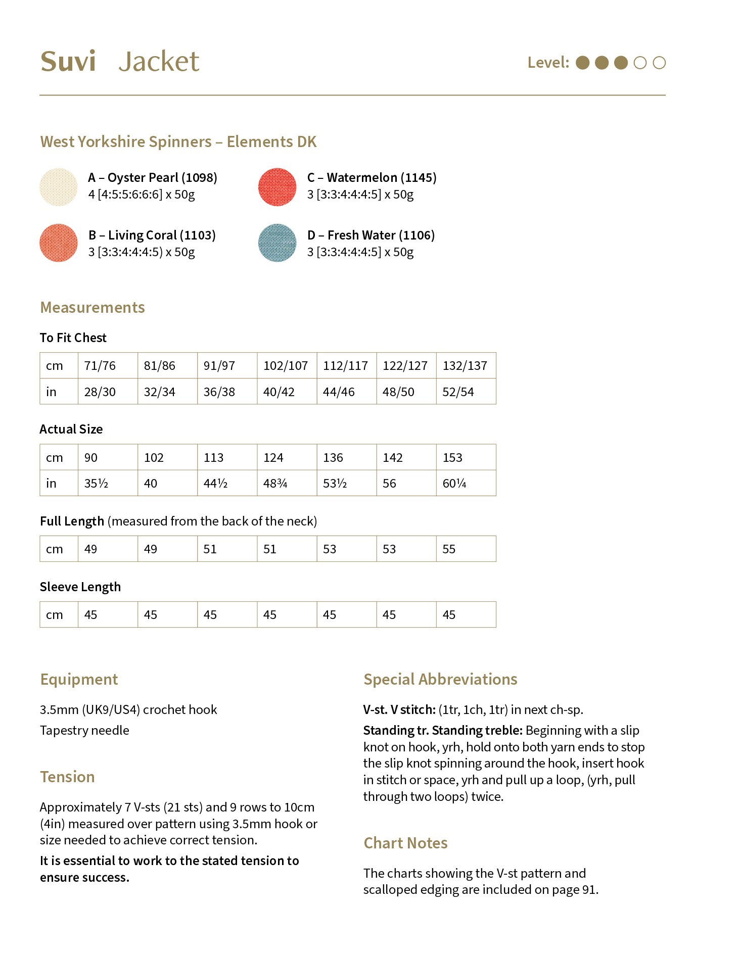 WYS Elements DK Sun Dance - Häkelmusterbuch