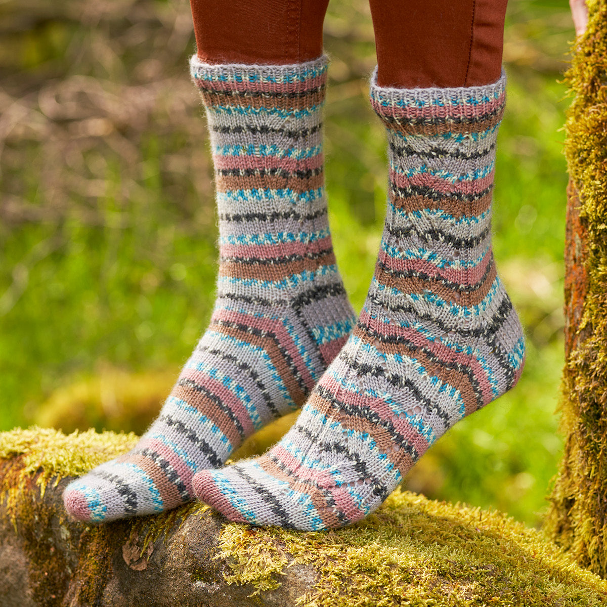 WYS Along The River Bank Sock Pattern Book