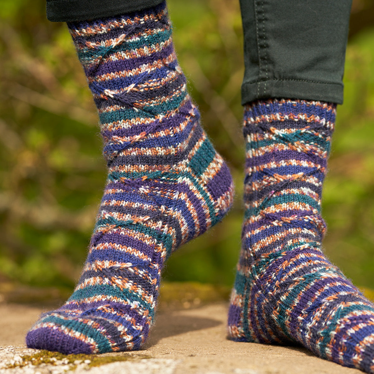 WYS Along The River Bank Sock Pattern Book