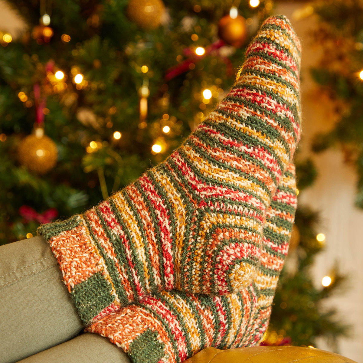 Ember - Christmas Socks - Crochet Pattern (FREE PDF Download)