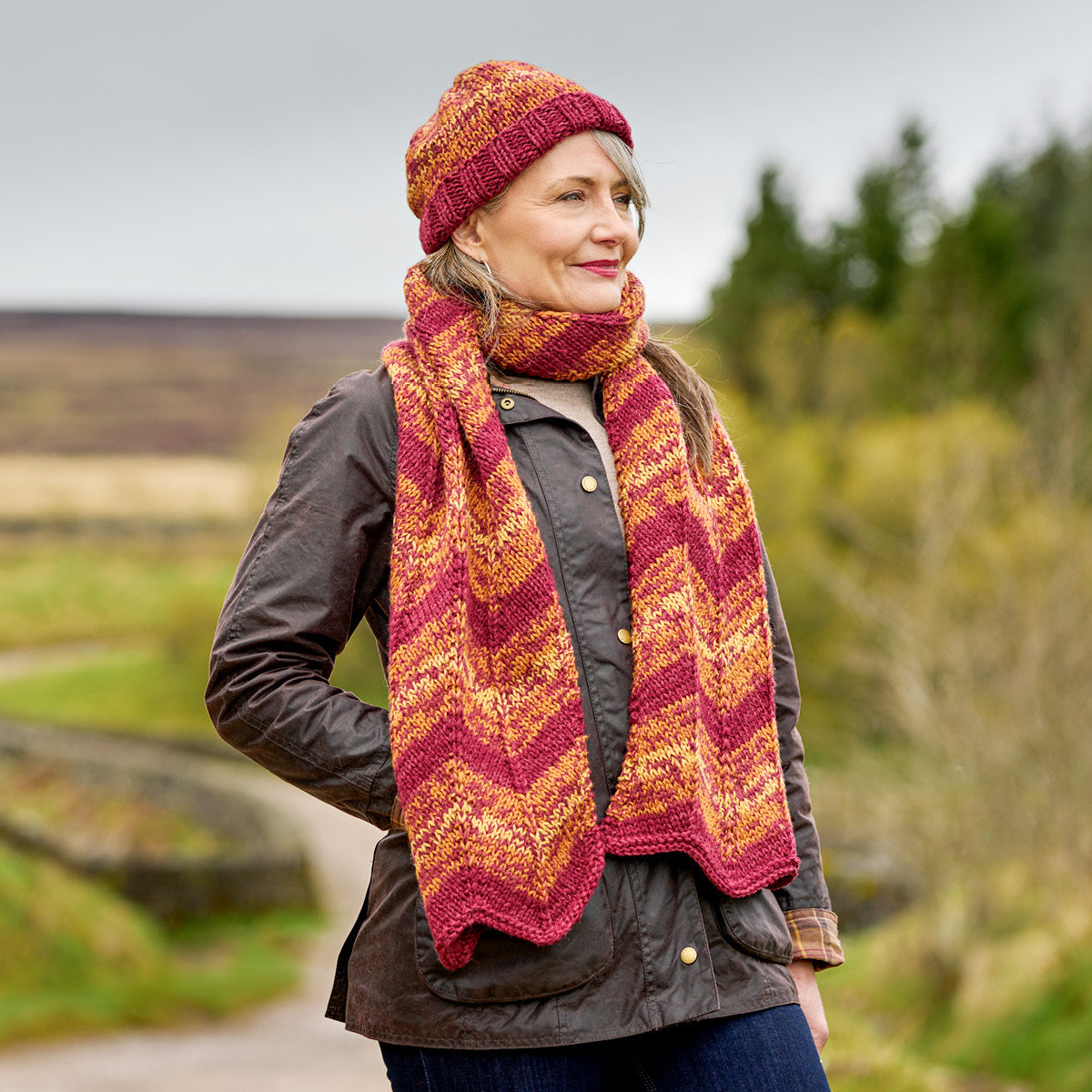 WYS Roisin - Hat & Scarf - Knitting Pattern