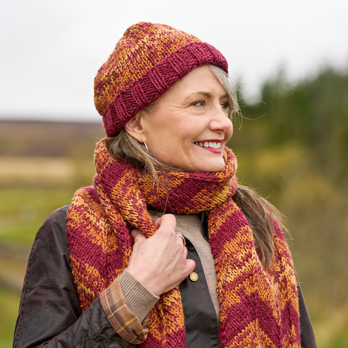 WYS Roisin - Hat & Scarf - Knitting Pattern