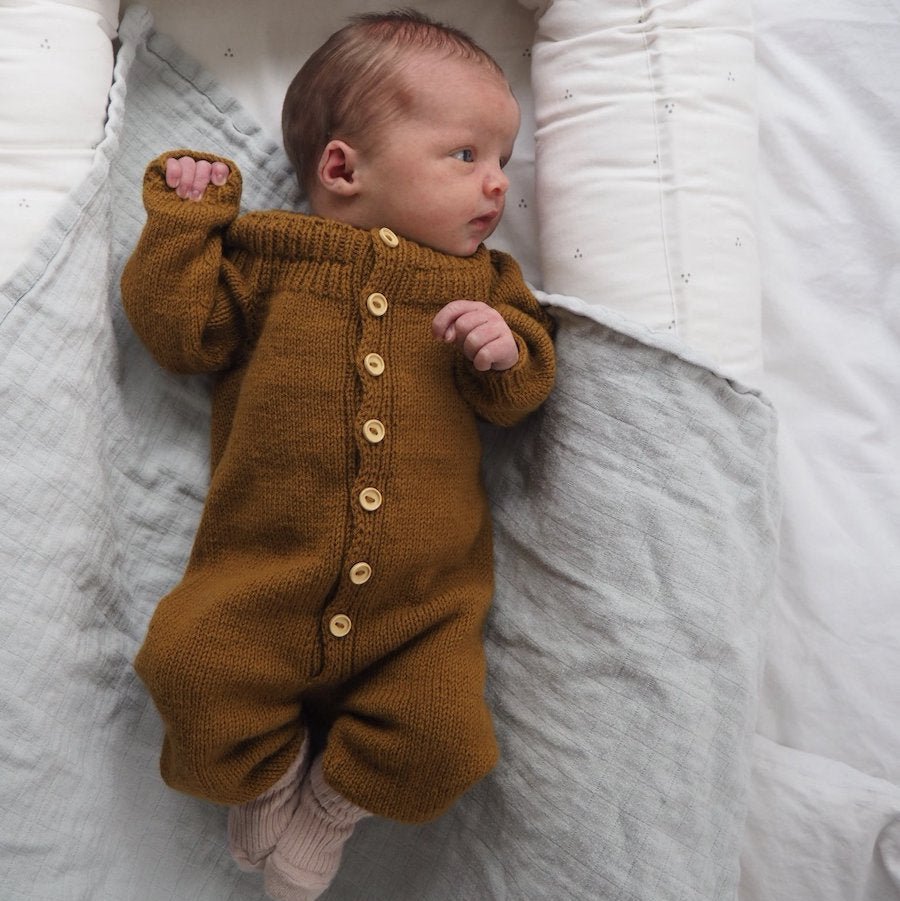 PetiteKnit Anker's Onesie - Knitting Pattern