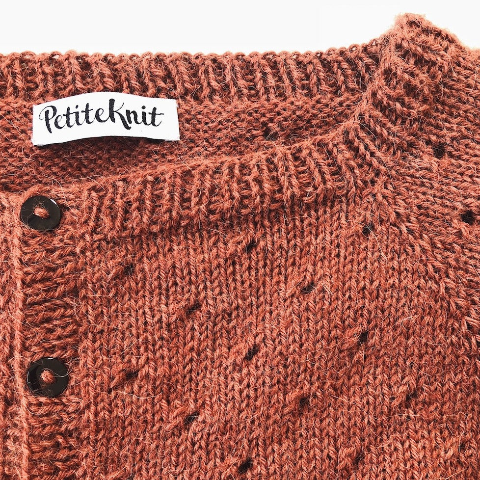 PetiteKnit Anna's Cardigan - My Size - Knitting Pattern