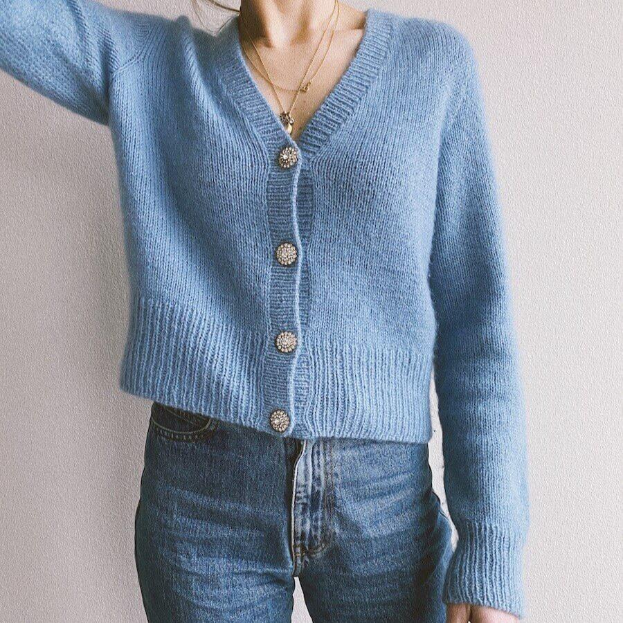 PetiteKnit April Cardigan - Knitting Pattern