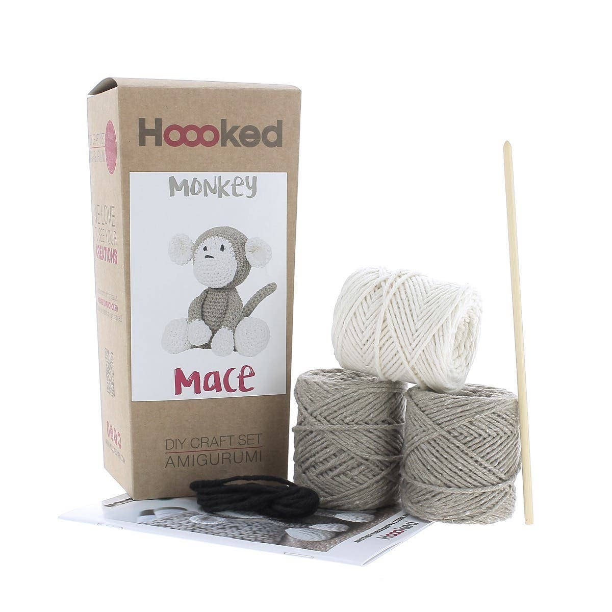 Hoooked Mace the Monkey - Crochet Kit