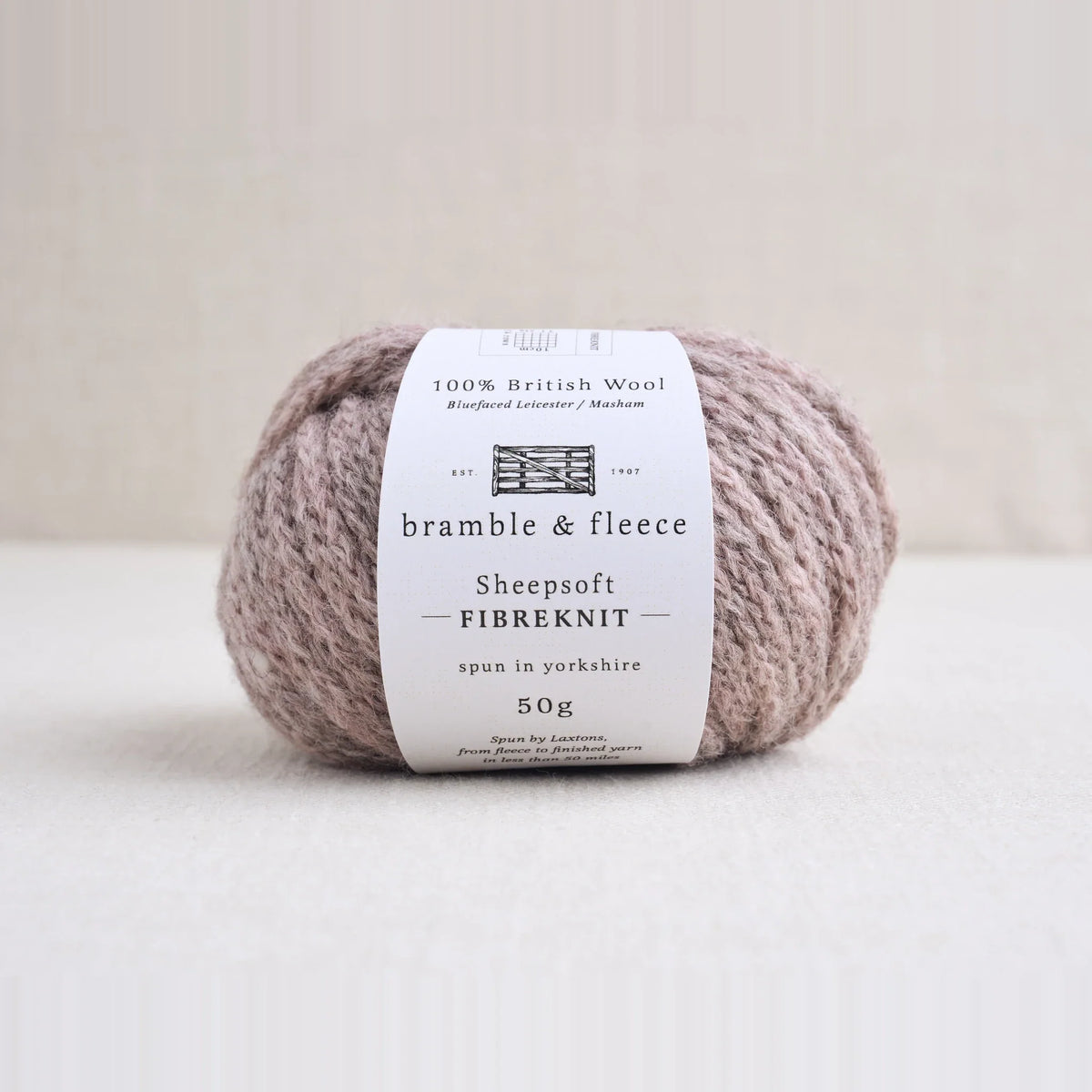 Balls of Bramble & Fleece Sheepsoft Fibreknit chainette British wool yarn