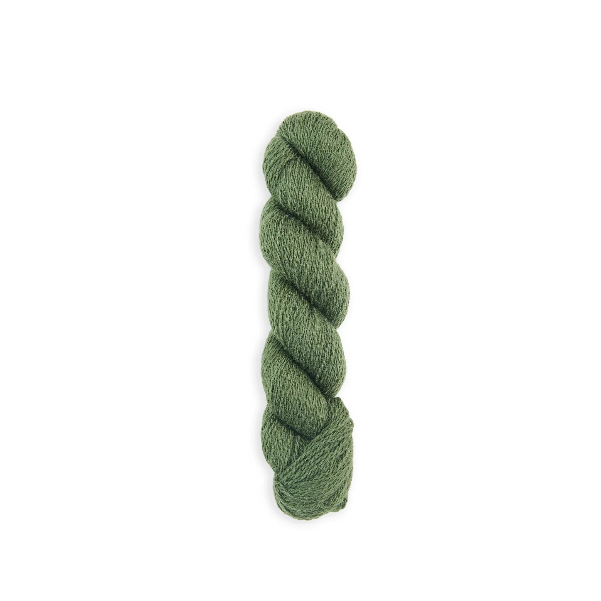 Bramble & Fleece Wooltrace 4 Ply British wool yarn in shade Frosted Sage 246