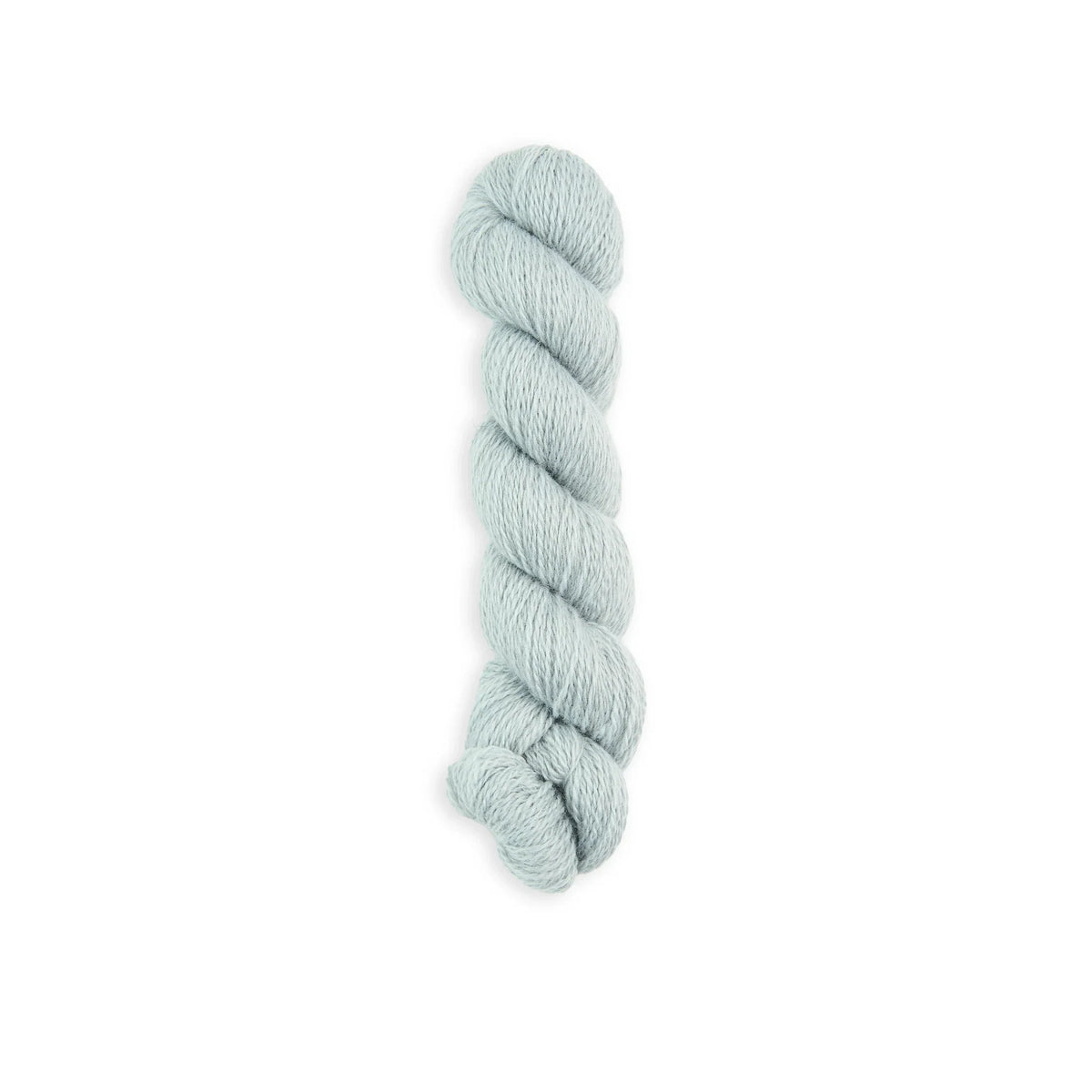 Bramble & Fleece Wooltrace 4 Ply British wool yarn in shade Silver Skies 254