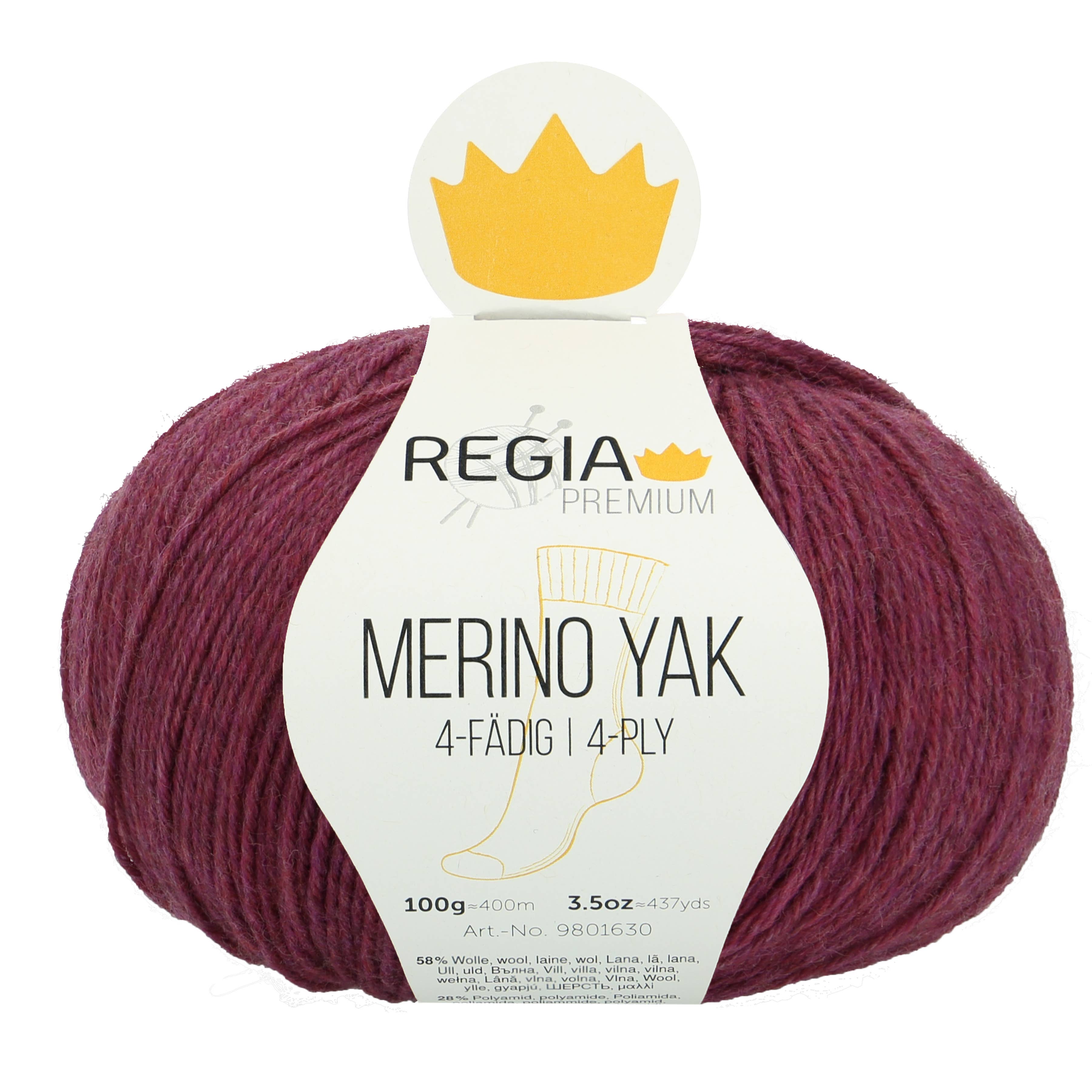 REGIA Premium Merino Yak 4-ply Sock Wool