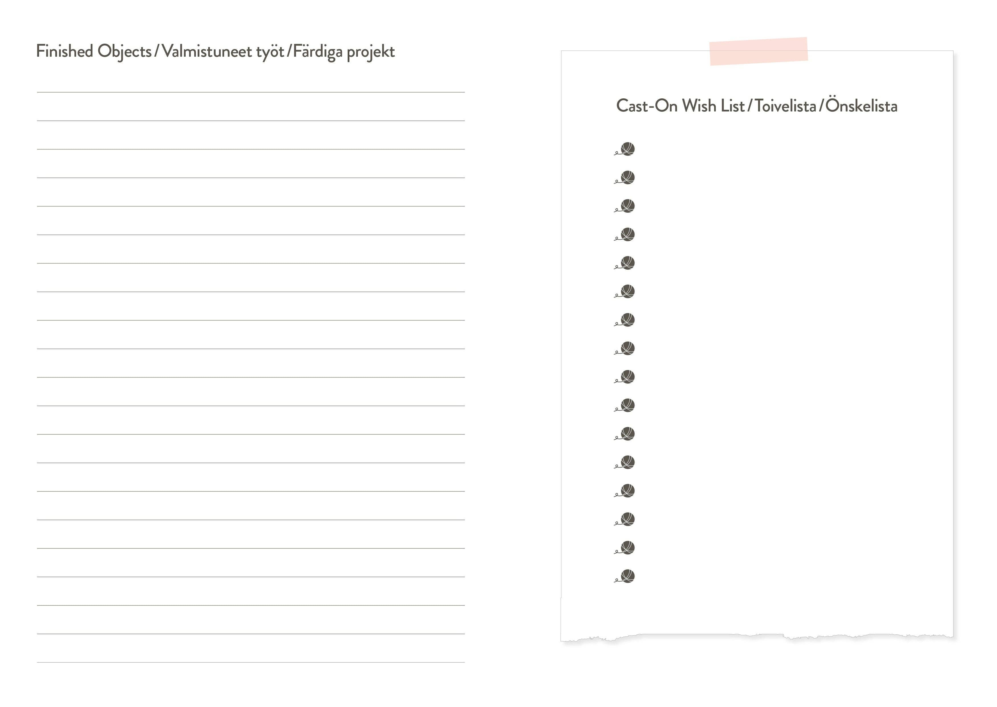 Laine - Knitter’s Year 2026 weekly planner