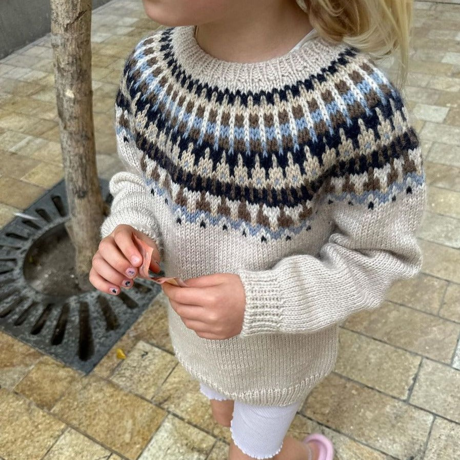 PetiteKnit Celeste Sweater Junior - Knitting Pattern